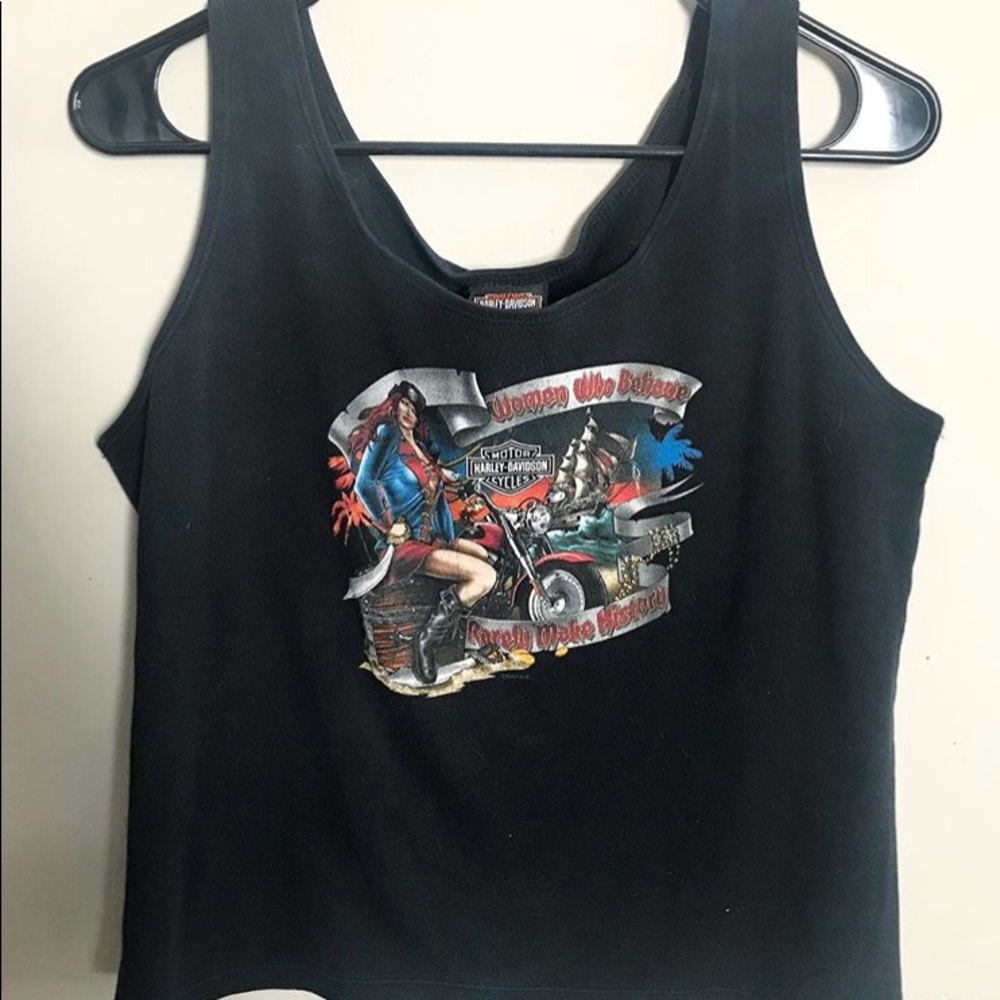 Vintage Harley Davidson tank
